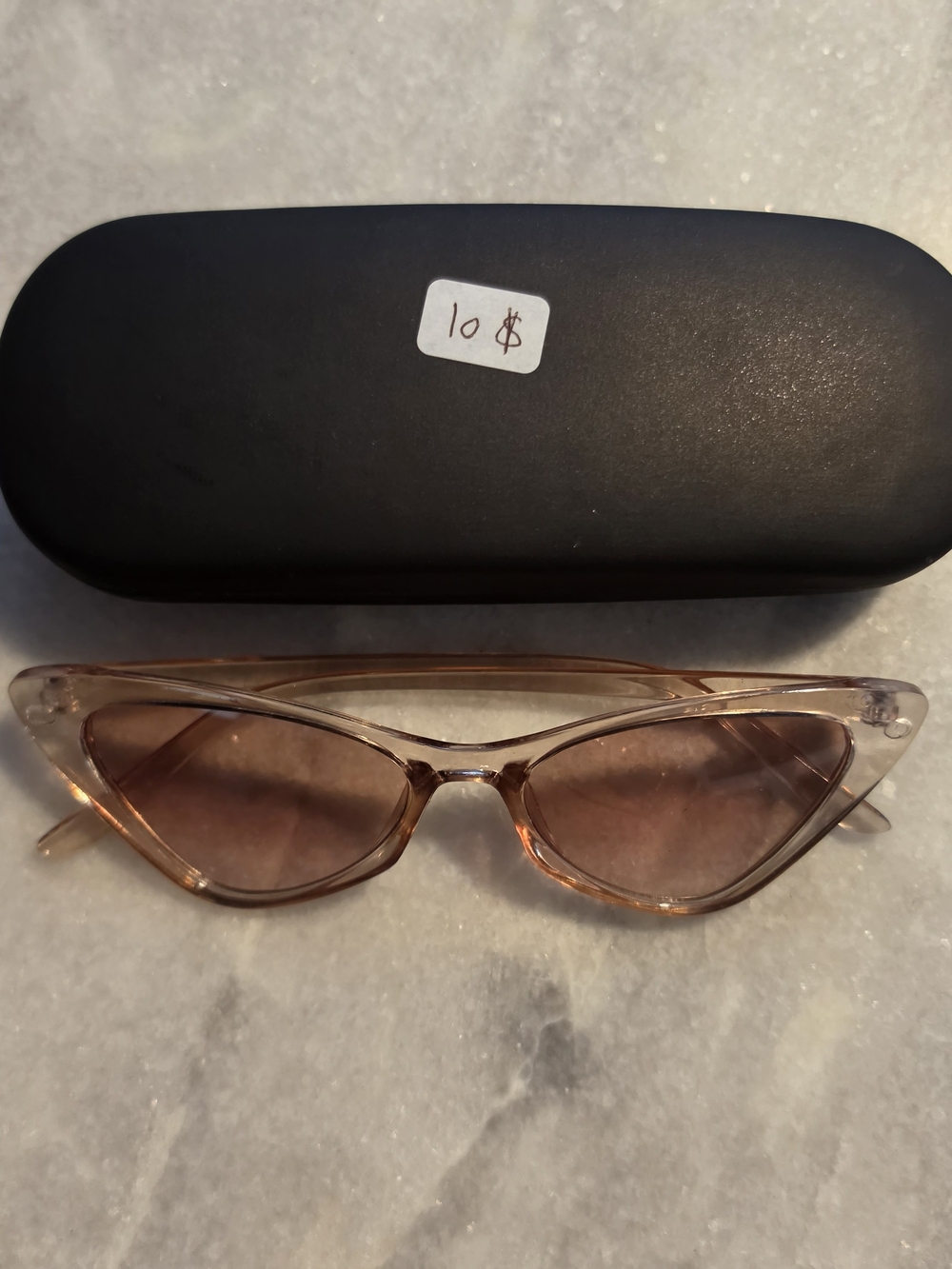 SHEIN Pink Cat-Eye Sunglasses with Tinted Lenses